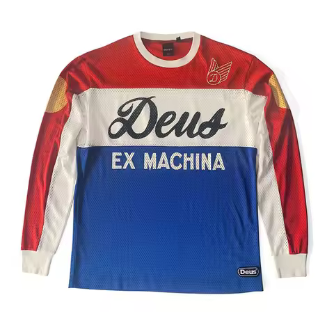 Men's Downhill Jerseys Mountain DEUS EX MACHINA Bike MTB Shirts Offroad DH Motorcycle Jersey Motocro