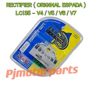 LC135 V4 V5 V6 V7 LC135 NEW (ORIGINAL ESPADA & OKO) Regulator Rectifier Assy / Katau Charger Battery