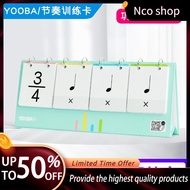 Murah MurahYOOBA Piano Rhythm Training Card Super Rhythm Card Note Card Staff Reading Score Reading 