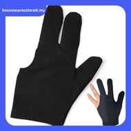 [HOUSEWARE]Snooker Billiard Glove Left Right Hand Pool Cue Glove Three Finger Open Glove