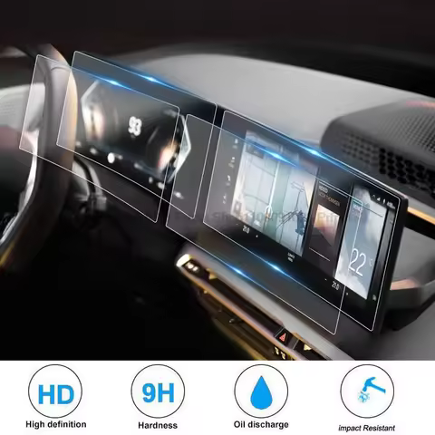 2 pcsTempered glass for BMW iX I20 / M60 M70 xDrive / Sport 2022-2025 screen protective film car acc