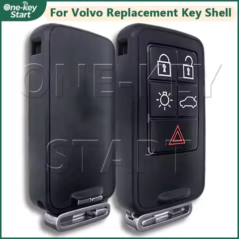 For Volvo V40 V60 V70 XC60 XC70 S60 S80 2008-2017 5 Buttons Car Remote Replacement Key Shell 【ONE-KE