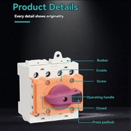 Solar Isolator Switch PV DC 1200V 32A Solar Rotating Handle Isolator Rotary Switch Disconnector for