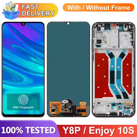 6.3" Y8p Display Screen Repalcement, for Huawei Y8p AQM-LX1 Lcd Display Touch Screen Digitizer with 