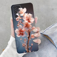 HP Samsung Galaxy A13 4G Case - Fashion Flower Case - Samsung Galaxy A13 4G Softcase - Samsung Galax
