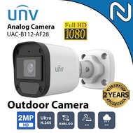 UNIVIEW UAC-B112-AF40 UNV 2MP HD 4IN1 IP67 IR MINI BULLET ANALOG CAMERA - 2.8mm