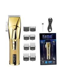 Kemei品牌km-5096專業理髮器,2000mah電池,長達150分鐘的使用時間,美容院或家用理髮,電動修剪器,無線髮剪機,7000rpm強大的動力