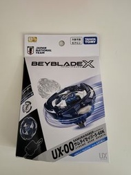 現貨已抵港🔥UX-00 BeybladeX 爆旋陀螺X 武士軍 刀5-60K 金屬塗裝：武士藍 日本國家足球代表Ver.