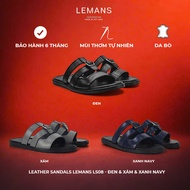 LS08.2 - Caged Style Code LEMANS cross-strap sandals, fragrant rubber sole, youthful 3-layer leather