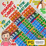 roman candle 5 shoot/kembang api/petasan/mercon/firework/party/pesta