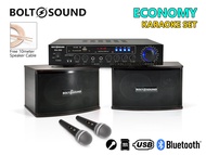 BoltSound Economy MINI Family KTV Karaoke Speaker Home Karaoke Bluetooth USB SD Card Speaker with Mic High Quality Sound