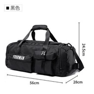 大容量雙肩包旅遊包運動健身訓練包【黑色】
