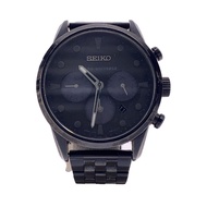 SEIKO Men's Watch Solar Analog BLK V175-HAAO