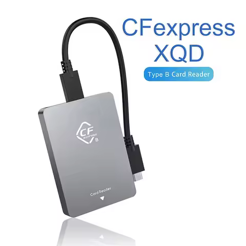 2 in 1 CFexpress Type B XQD Card Reader USB3.2 Gen2 10Gbps Type-C Memory Card Adapter for Sony Canon