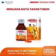 Enervon-C Botol Vitamin C dan B Complex Isi 60 Tablet (2 Botol x 30 Tablet)