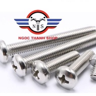 bag of 4mm stainless steel screws to attach brake lever oil cup EN125 EN150 GN125 HJ125 - ngocthanhs