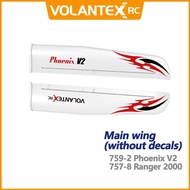 Volantex RC Plane 759-2 Phoenix V2 757-8 Ranger 2000 Spare Parts Fuselage Canopy Folding propeller s