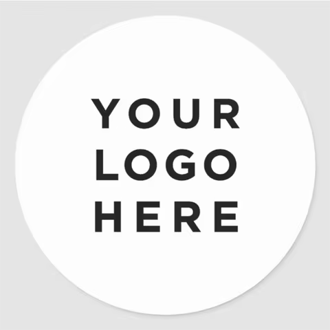 100Pcs custom sticker/wedding sticker/corporate logo transparent sticker/waterproof personalized sti