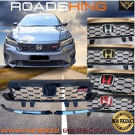 [ 3PCS ] HONDA CITY FACELIFT 2023 - 2024 RS FRONT BUMPER GRILL GRILLE SILVER GOLD BLACK RED WITH LOGO