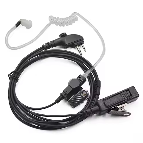Surveillance Earpiece Mic PTT Headset for HYT Hytera PD500 PD505 TC-508 TC-700 TC-518 TC-580 TC-600 