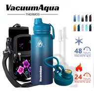 Vacuum Aqua Flask Insulated Tumbler Hot and Cold Thermos Flask Stainless Steel Flask for Sports Outdoor