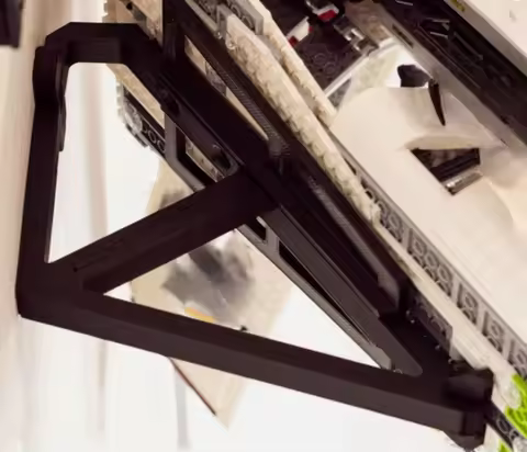 DIY Building Block Wall Display Bracket Wall Mount Holder for Lego 75309 Republic Gunship Star Wars