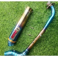 Daeng sai4 Pipe canister conical open specs exhaust Pipe for Wave 125 Xrm 110/125 Wave 100/110/115 R