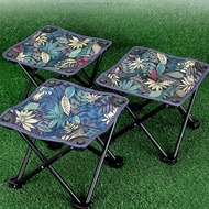 Portable small bench for home and outdoor use, fishing bench, travel leisure bench, art painting ben