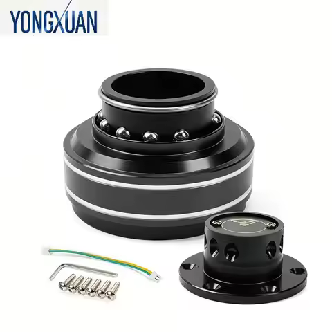 QR040 For MOZA Simagic M10 A/Mini Euro Truck 6 Hole Racing Simulator Steering Wheel Quick Release Hu