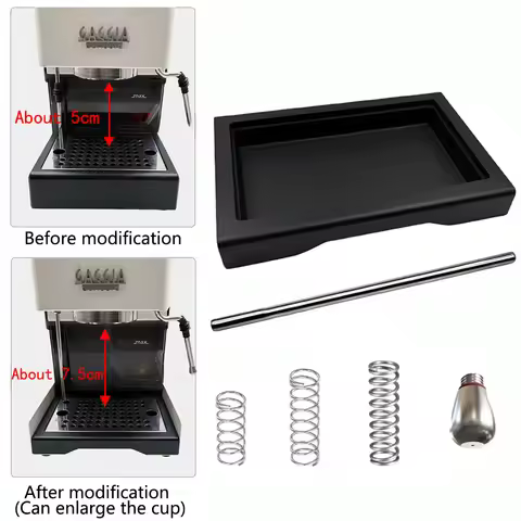 Coffee Accessories 1set Drip Tray Low Profile 6 Bar 9 Bar 12 Bar OPV Spring Kit for Gaggia Classic P