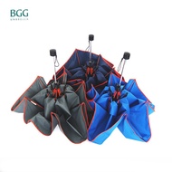 BGG Windproof & Hyper Water Repellent Folding Umbrella Sun Protection Waterproof Orange Rod (FM1101)