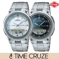 [Time Cruze] Casio AW-80 Illuminator Dual Time Telememo Stainless Steel AW-80D-1AVDF AW-80D-7AVDF AW