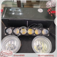MATA Sigma S6 Autovision Mini Biled Fog Lamp Foglamp 6 eyes LED 6 lenses Spotlight