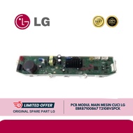 MESIN Lg EBR WASHING MACHINE PLAY MODULE PCB87100867 T2108vspck