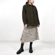 BOBBIE SHEARLING JACKET 深欖綠 搖粒絨 羊羔毛 保暖外套