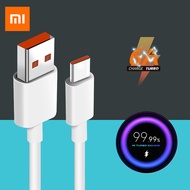 【In Stock】Original Xiaomi 6A Type-C Cable Turbo Charger Fast Charging  For Poco M3 X3 NFC F2 Mi 11 10T 10 Pro 5G Black Shark 3 Redmi Note 10 K30