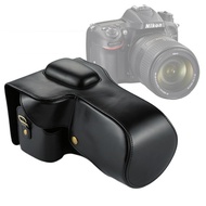 PULUZ For Nikon D7200 Camera Bag Full Body Luxury PU Leather Case Camera Protective Bag for Nikon D7