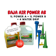Baja Air Power AB Hydroponic Fertilizer for Chili Eggplant Cabbage Vegetables and Flowering Plants -