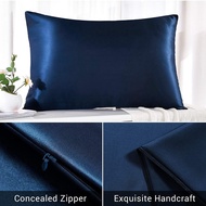 Both Sides Natural Pure Silk Pillowcase for Hair and Skin, 600 Thread Count 50X75cm