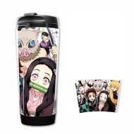 Bình nước KIMETSU NO YAIBA anime chibi in hình cốc đựng