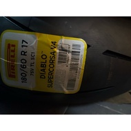 Pirelli SC1 V4 120/70ZR17+180/60ZR17 pair Tahun 2024