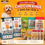 Nutrition Combo 9 The Palmy Days DogPiece – 500g Grains, Probiotic Soup, Sausage & Treats