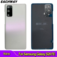 ≮ Small M trend phone case ≯6.5 Quot; ใหม่สำหรับ Samsung Galaxy S20ประตูแบตเตอรี่หลัง FE สำหรับ Samsung S20 FE 5G ชิ้นส่วนอะไหล่ตัวเรือนด้านหลังพร้อมโลโก้