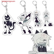 LANGMENGXUAN Fundamental Paper Education Keychain, Fundamental Paper Education Acrylic Miss Circle A