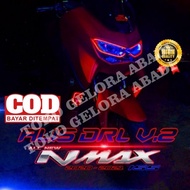 SATU SET LAMPU ALIS NMAX BONUS DEVIL EYES LAMPU ALIS TIDAK BERBINTIK