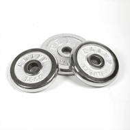Set of 4 CLIFF dumbbells with small holes, 26 electroplated steel, all sizes 0.5kg. 1kg. 1.8kg. 1.5k