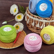 8#号 Lace Thread Mercerized Linen Crochet Thread Tablecloth Coaster Crochet Yarn
