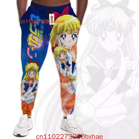 New Sailor Saturn Joggers for Otaku Pants 3D Joggers Pants Casual Trousers Men/Women Hip Hop Sweatpa