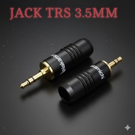 Mini Jack - Aux Jack - 3.5mm Mini Stereo Jack Black Gold