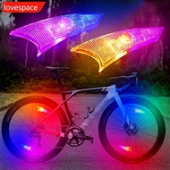 LOVESPACE Waterproof Bicycle Wheel Lights Mountain Bike Frame Decoration Lights Bicycle Spoke Lights